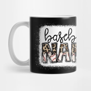 Baseball Nana Leopard Shirt Baseball Nana Mug